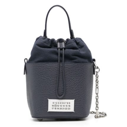 MAISON MARGIELA 5AC LOGO-PATCH BUCKET BAG