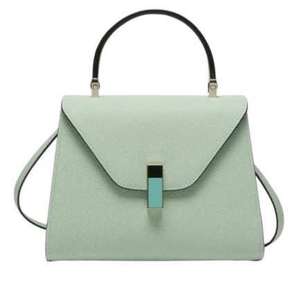 VALEXTRA ISIDE PLEXI TOP HANDLE MINI BAG