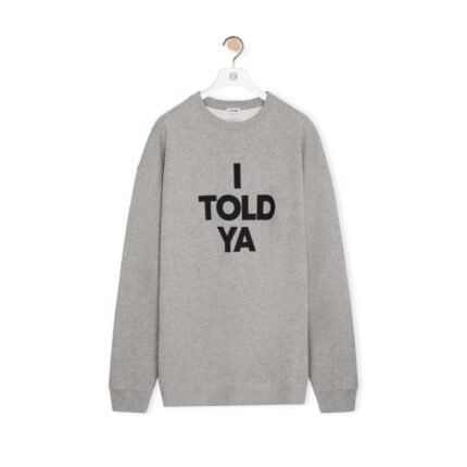 LOEWE RELAXED FIT SWEATSHIRT IN COTTON