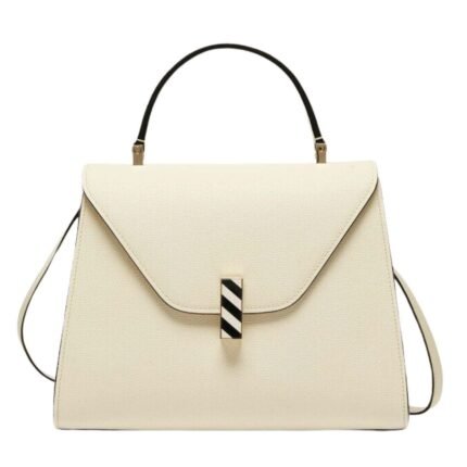 VALEXTRA ISIDE PLEXI TOP HANDLE MEDIUM BAG
