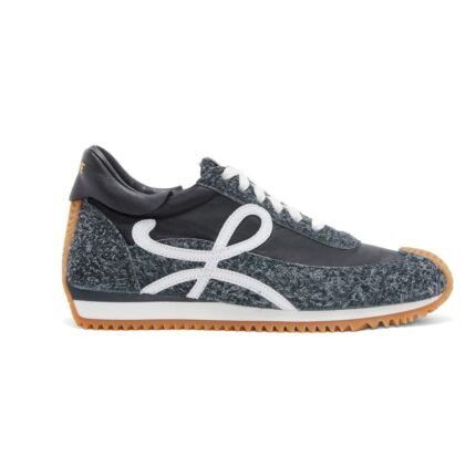 LOEWE FLOW RUNNER IN NYLON AND BRUSHED SUEDE
