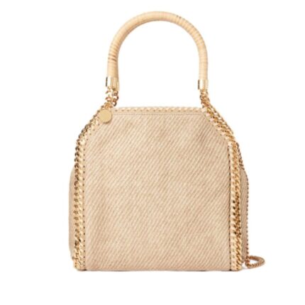 STELLA MCCARTNEY FALABELLA WOVEN MINI TOTE BAG