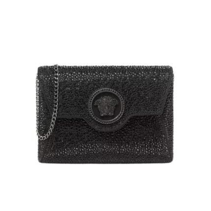 VERSACE CRYSTAL LA MEDUSA ENVELOPE CLUTCH