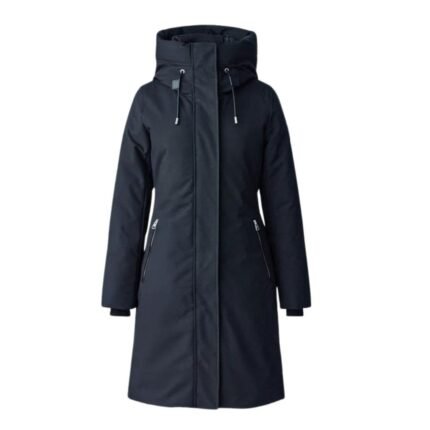 MACKAGE SHILOH 2-IN-1 FITTED DOWN COAT WITH REMOVABLE BIB