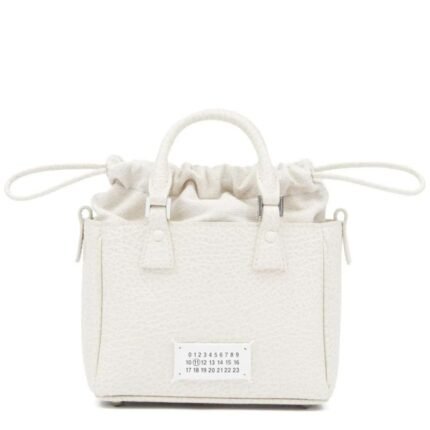 MAISON MARGIELA 5AC HORIZONTAL LEATHER TOTE BAG