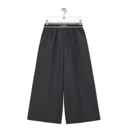 LOEWE CROPPED TROUSER IN WOOL