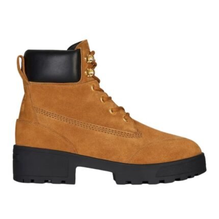 GIVENCHY TREKKER ANKLE WORKBOOTS IN SUEDE