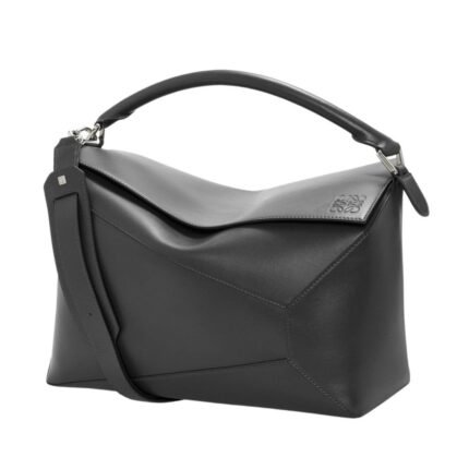 LOEWE LARGE PUZZLE BAG IN SHINY CALFSKIN