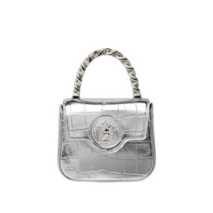 VERSACE LA MEDUSA METALLIC MINI BAG