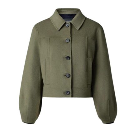 MACKAGE LALI DOUBLE-FACE WOOL SHORT JACKET