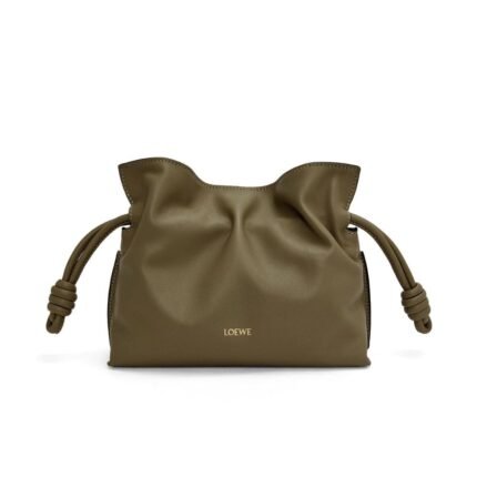 LOEWE MINI FLAMENCO CLUTCH BAG IN CALFSKIN NAPPA