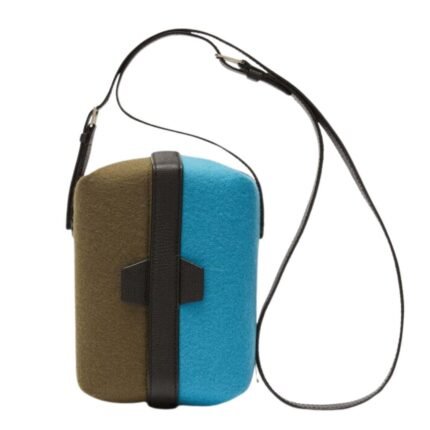 VALEXTRA TRIC TRAC FELT BAG