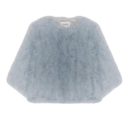 YVES SALOMON CROPPED FEATHER JACKET