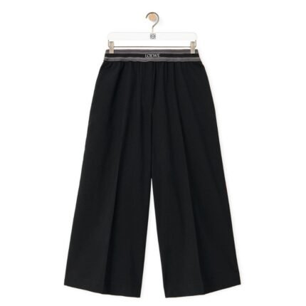LOEWE CROPPED TROUSER IN WOOL