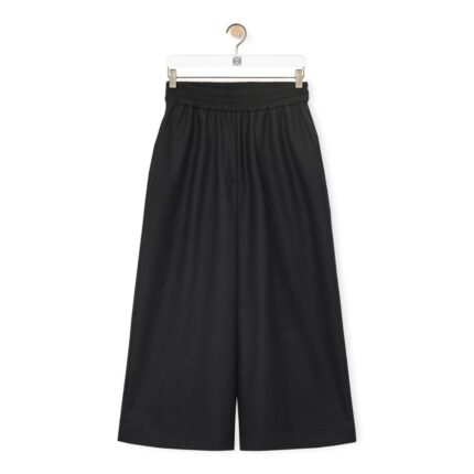 LOEWE CROPPED TROUSER IN WOOL