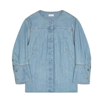 DRIES VAN NOTEN DENIM SHIRT ICE BLUE