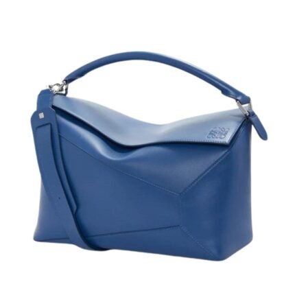 LOEWE LARGE PUZZLE BAG IN SHINY CALFSKIN