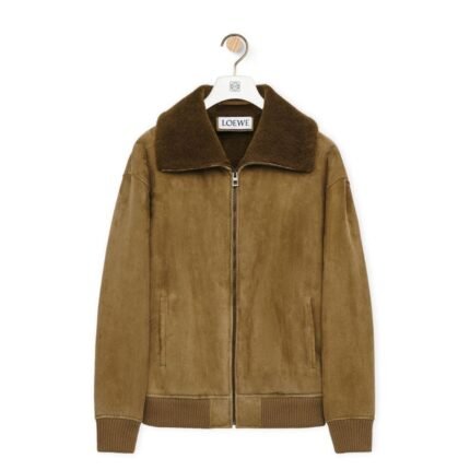 LOEWE BOMBER JACKET IN SHEARLING