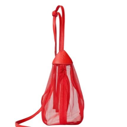 PROENZA FLIP SHOULDER BAG IN SATIN RED