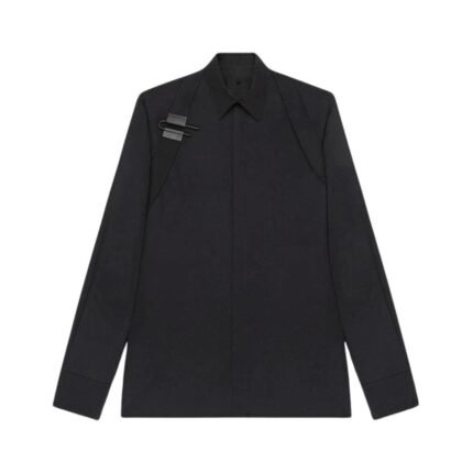 GIVENCHY SHIRT IN POPLIN WITH U LOCK HARDNESS