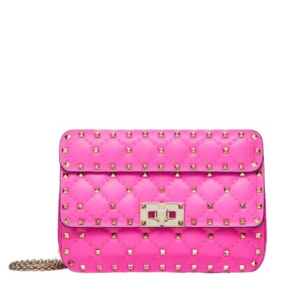 VALENTINO GARAVANI SMALL NAPPA ROCKSTUD SPIKE BAG
