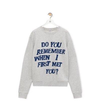 LOEWE REGULAR FIT SWEATSHIRT IN COTTON