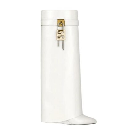 GIVENCHY SHARK LOCK  BOOTS IN LEATHER