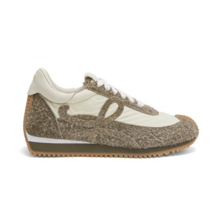 LOEWE FLOW RUNNER IN NYLON AND SUEDE