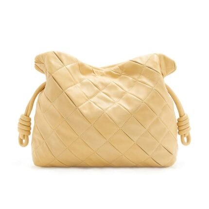LOEWE FLAMENCO CLUTCH BAG IN PLEATED LAMBSKIN