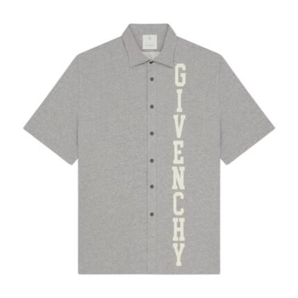 GIVENCHY COLLEGE SHIRT IN FLEECE
