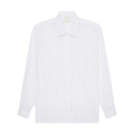 GIVENCHY SHIRT IN COTTON VOILE WITH STRIPES