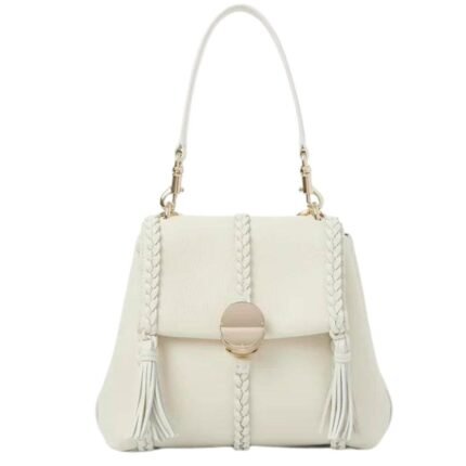 CHLOE PENELOPE SMALL SOFT SHOULDER BAG WHITE