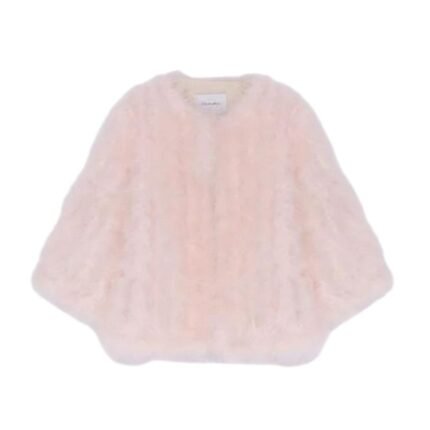 YVES SALOMON CROPPED FEATHER JACKET