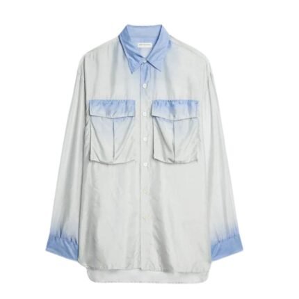 DRIES VAN NOTEN OVERSIZED SILK SHIRT