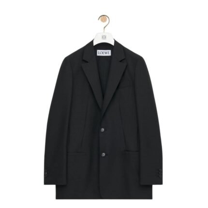 LOEWE TAILORED JACKET IN WOOL AND MOHAIR