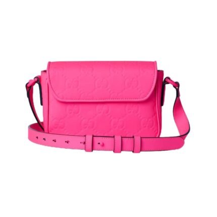 GUCCI GG RUBBER EFFECT SUPER MINI BAG