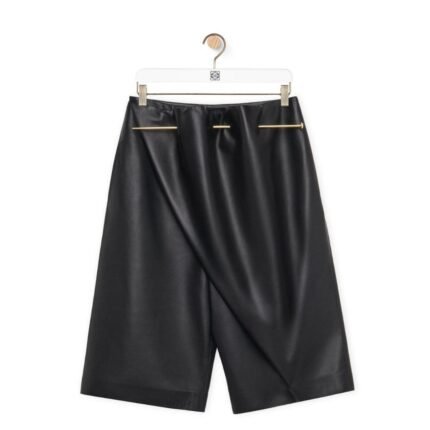 LOEWE PIN SHORTS IN NAPPA LAMBSKIN