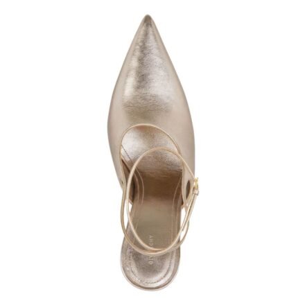 GIVENCHY SHOW SLINGBACKS IN LAMINATED LEATHER