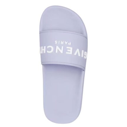 GIVENCHY SLIDE FLAT SANDALS IN RUBBER