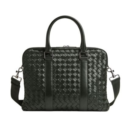 BOTTEGA VENETA SLIM INTRECCIATE BRIEFCASE