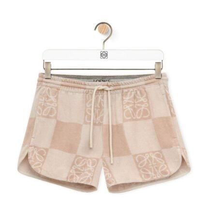LOEWE SHORTS IN TERRY COTTON JACQUARD