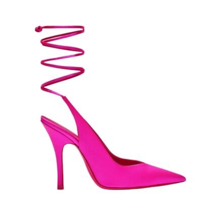 THE ATTICO ''VENUS'' FUCHSIA SLINGBACK