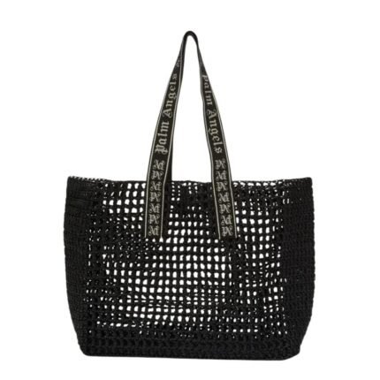 PALM ANGELS RAFFIA TOTE BAG