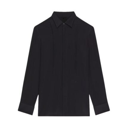 GIVENCHY SHIRT IN SILK WITH PLASTRON
