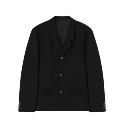 NANUSHKA ROX DOUBLE SUITING BLAZER BLACK