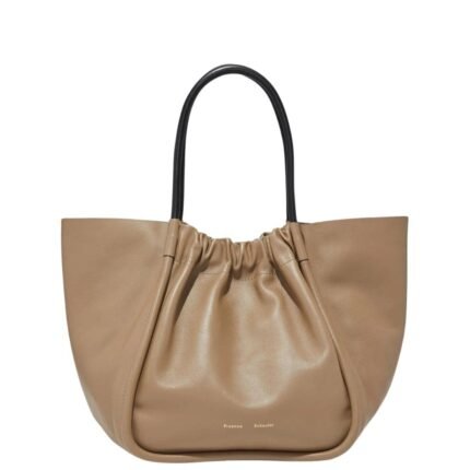 PROENZA XL RUCHED TOTE  LIGHT TAUPE