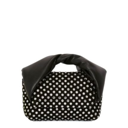 JWA MINI TWISTER - LEATHER MINI BAG WITH CRYSTAL