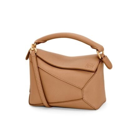 LOEWE MINI PUZZLE BAG IN SOFT GRAINED CALFSKIN