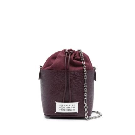 MAISON MARGIELA 5AC LEATHER BUCKET BAG