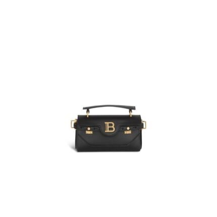 BALMAIN B-BUZZ 19 LEATHER BAG